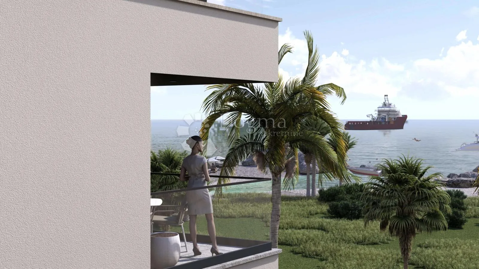 više od luksuza: penthouse s liftom, privatnom krovnom terasom i panoramskim pogledom u prvom redu do mora - slika 5