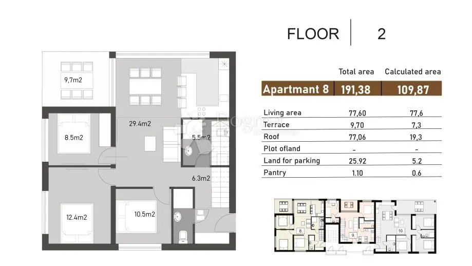 nin - s8 penthouse 2. kat s pogledom na more - slika 12