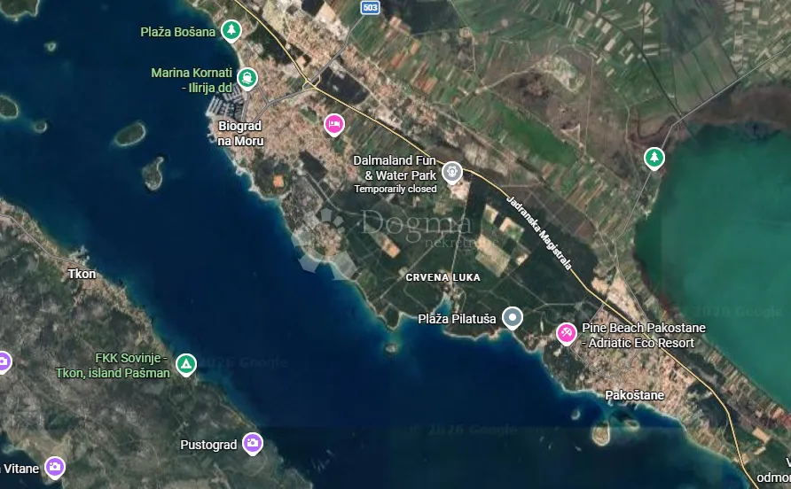 Biograd Na Moru - Građevinsko Zemljište S Građevinskom Dozvolom