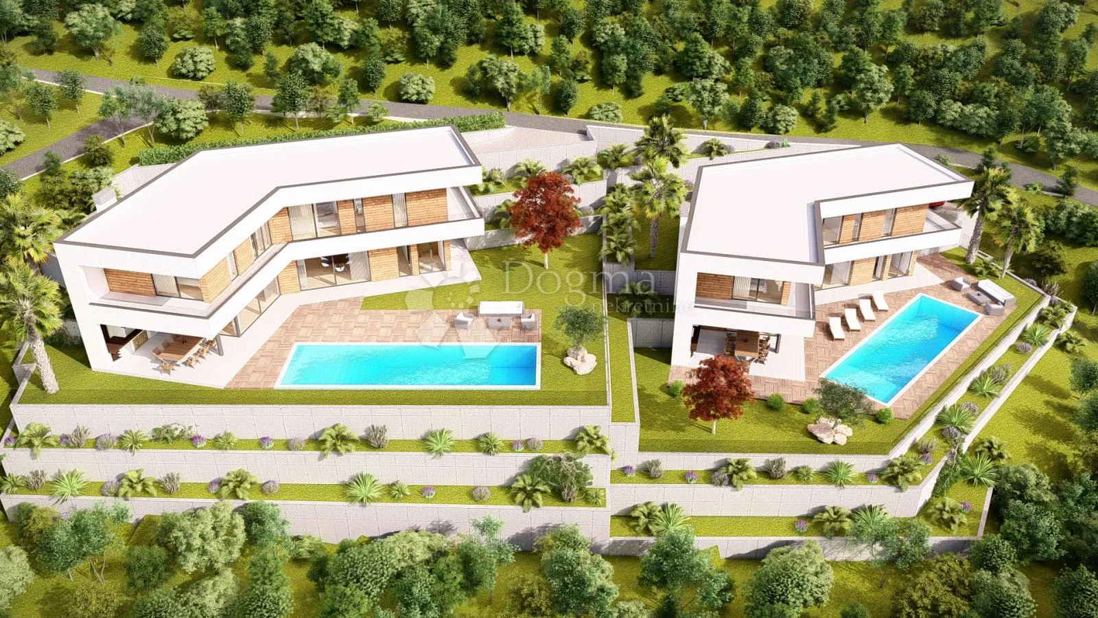 mošćenička draga zemljište sa dozvolom za vilu - slika 10