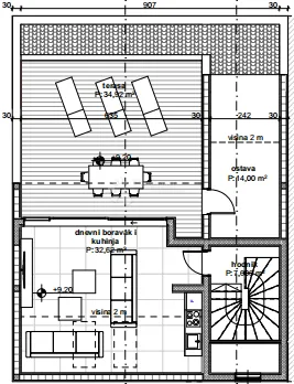 dvoetažni penthouse s krovnom terasom i bazenom (p7-a5) - slika 18
