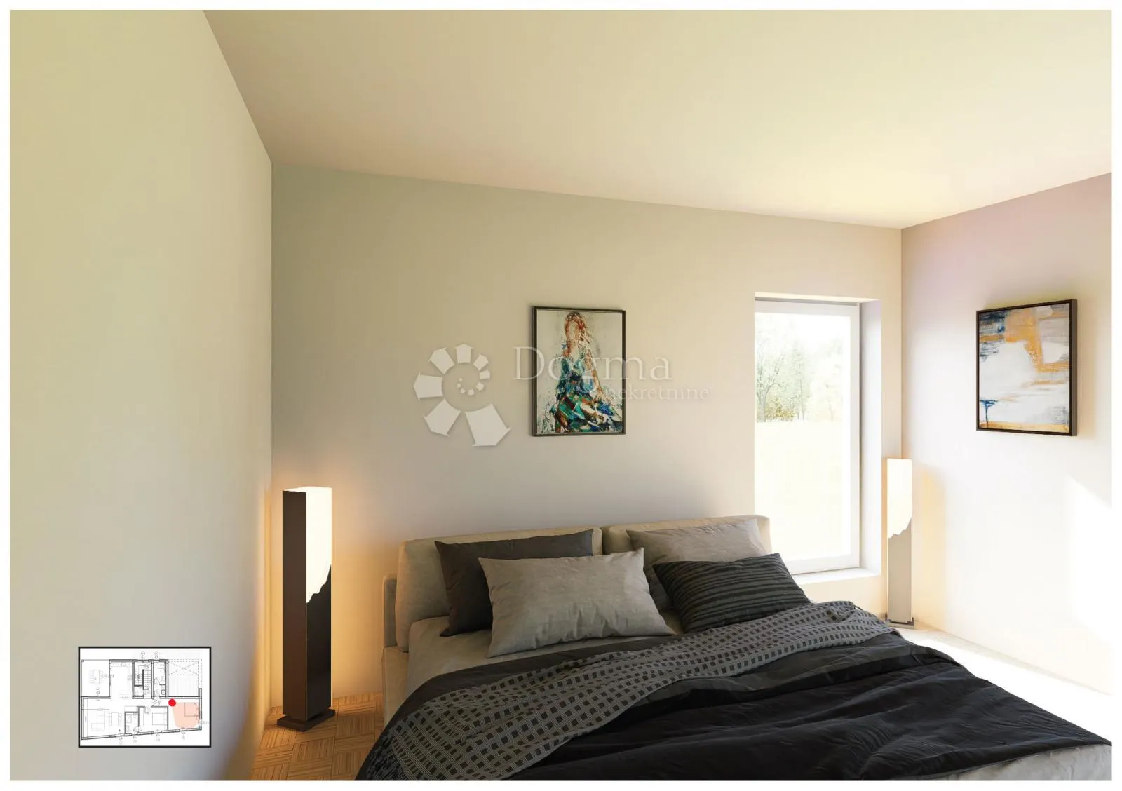 vodice – predivan dvosoban penthouse - slika 7