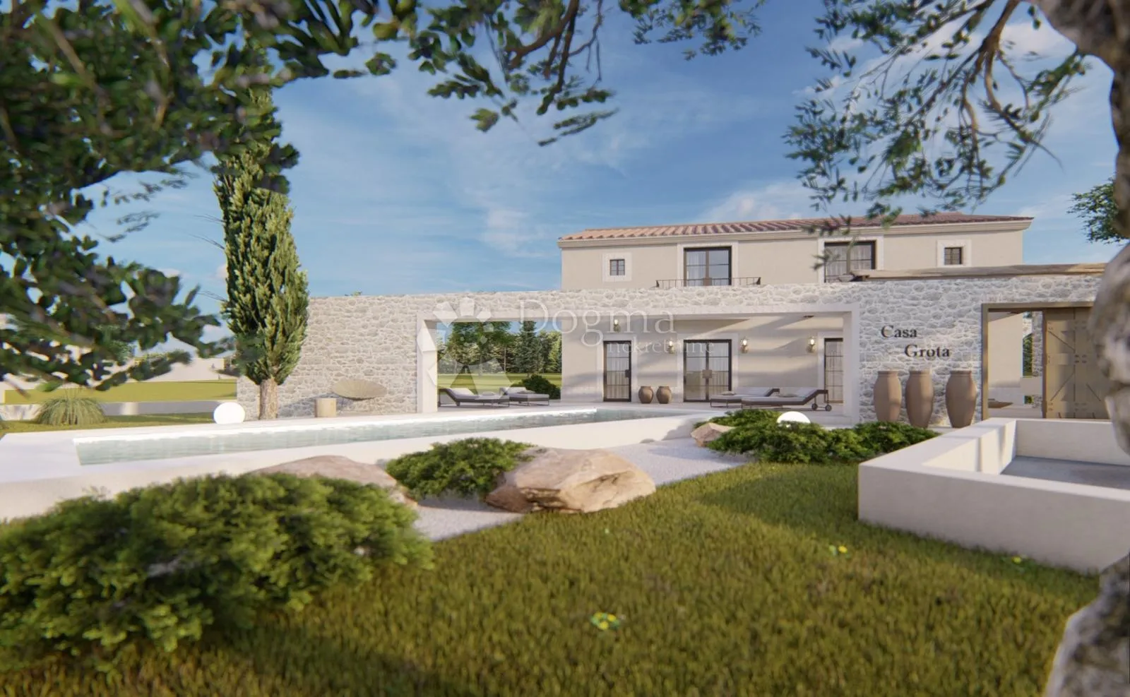 prekrasna villa s bazenom u izgradnji, okolica poreča - slika 2