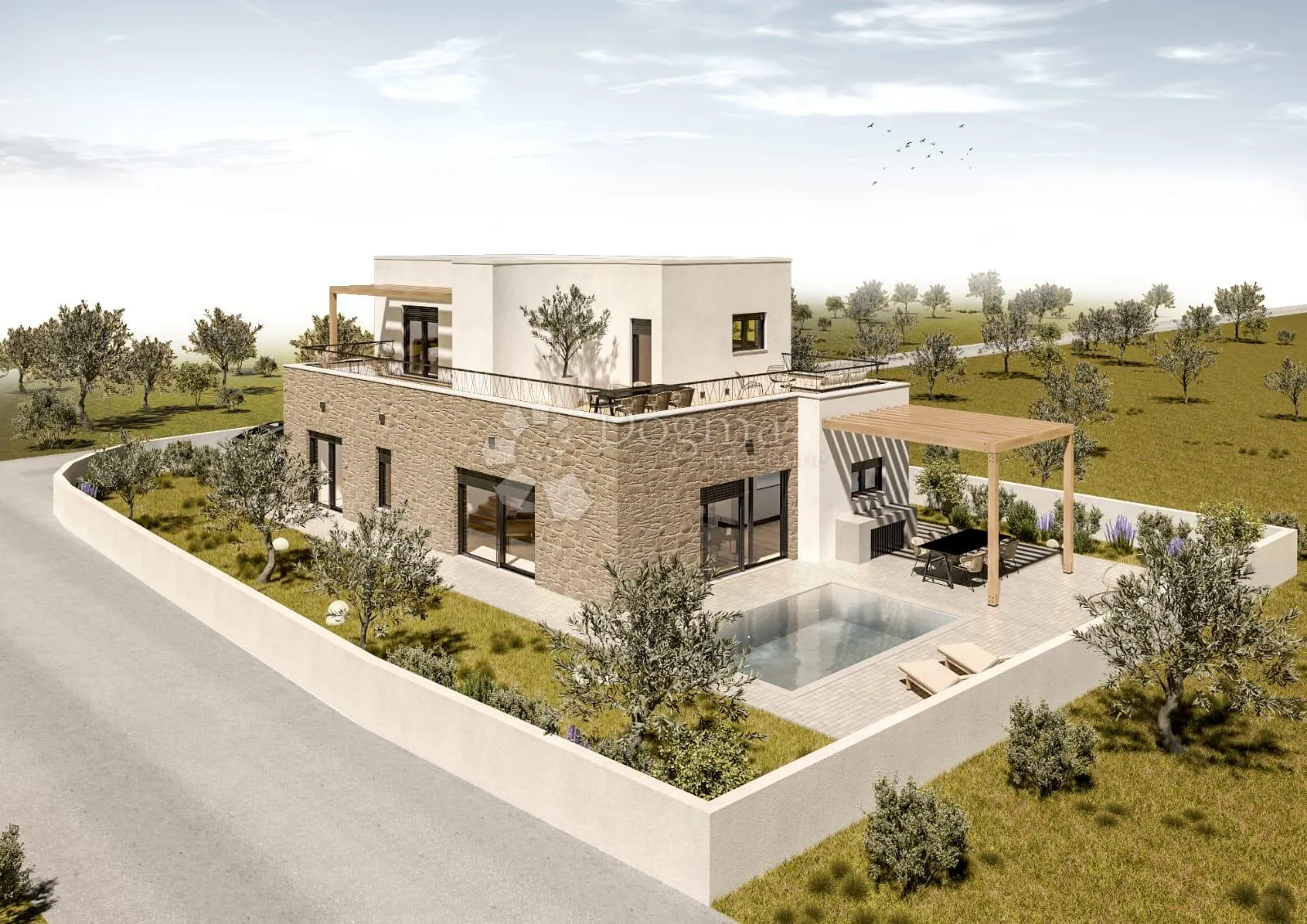 vodice - luksuzna vila s bazenom na mirnoj lokaciji - slika 3