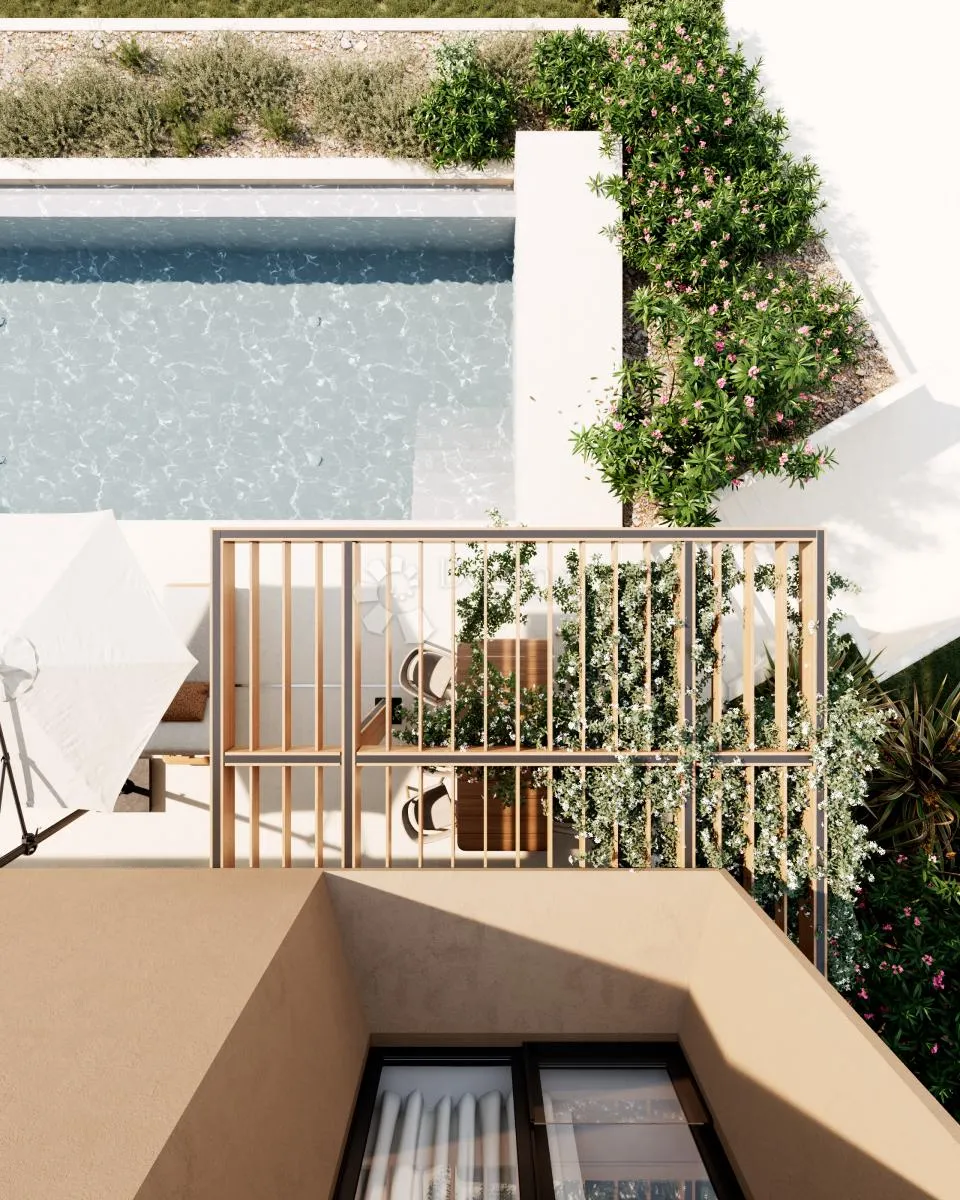 labin – moderna dvoetažna vila s bazenom i pogledom na more - slika 26