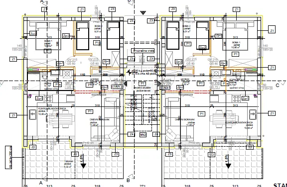 novo! novogradnja – dvosoban stan u prizemlju s velikim vrtom s2, plano (trogir) - slika 24