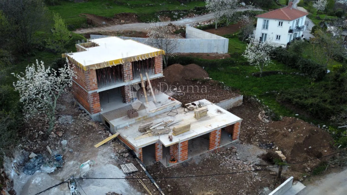 kuća u izgradnji sa panoramskim pogledom u lovranu - slika 4