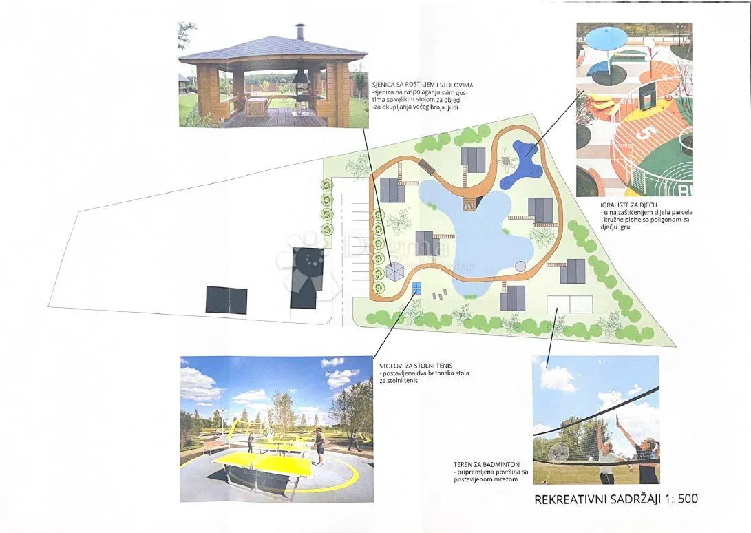 kuća na parceli 7.480 m2 – idejni turistički projekt na 3.500 m2 - slika 5