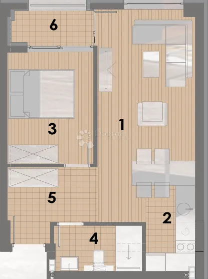 projekt jahorina - zgrada b apartman 19 na 1. katu - slika 3