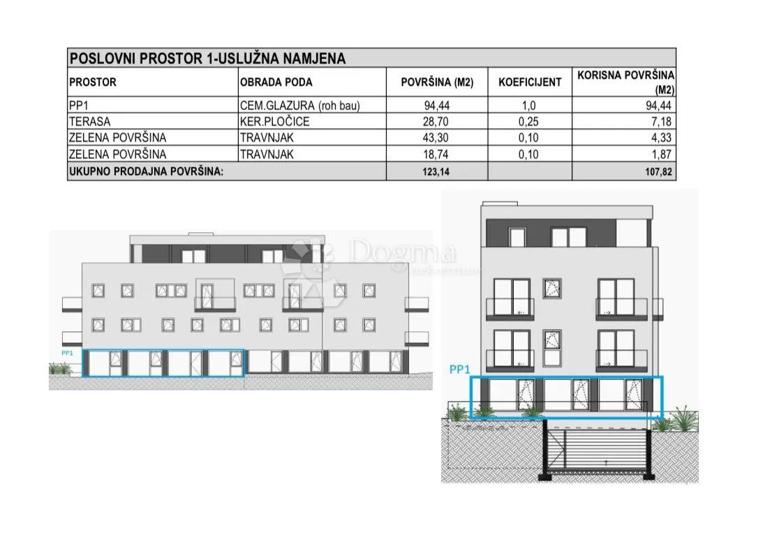poslovni prostor u novogradnji - mejaši - slika 2