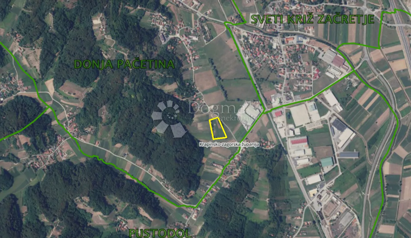 građevinsko zemljište 9.711m² u sv. križ začretju - slika 1