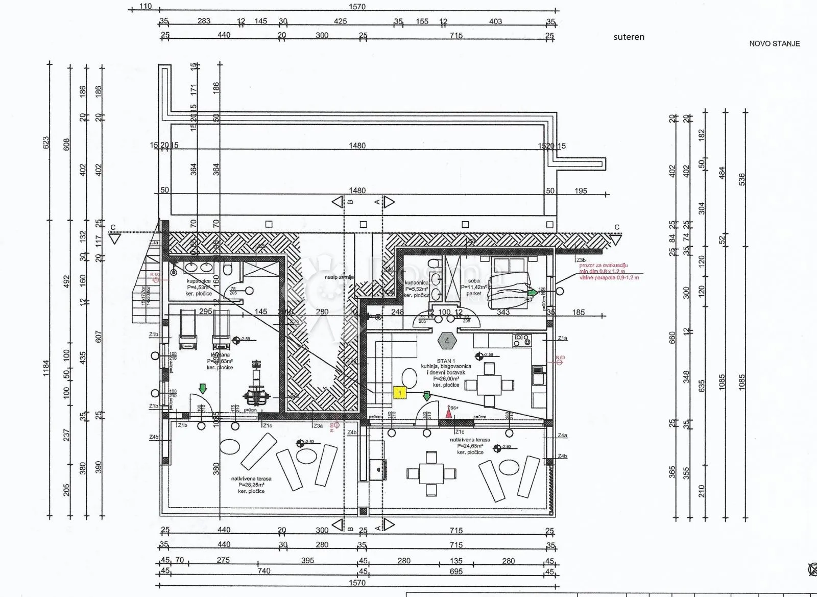 drage pakoštane - luxury apartment first line to the sea - a3 - slika 29