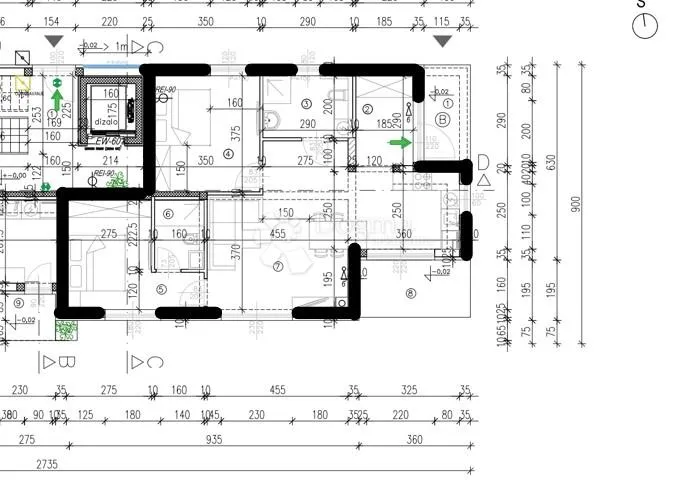 dvosoban stan 10min od poreča s okućnicom 80m2 - slika 3