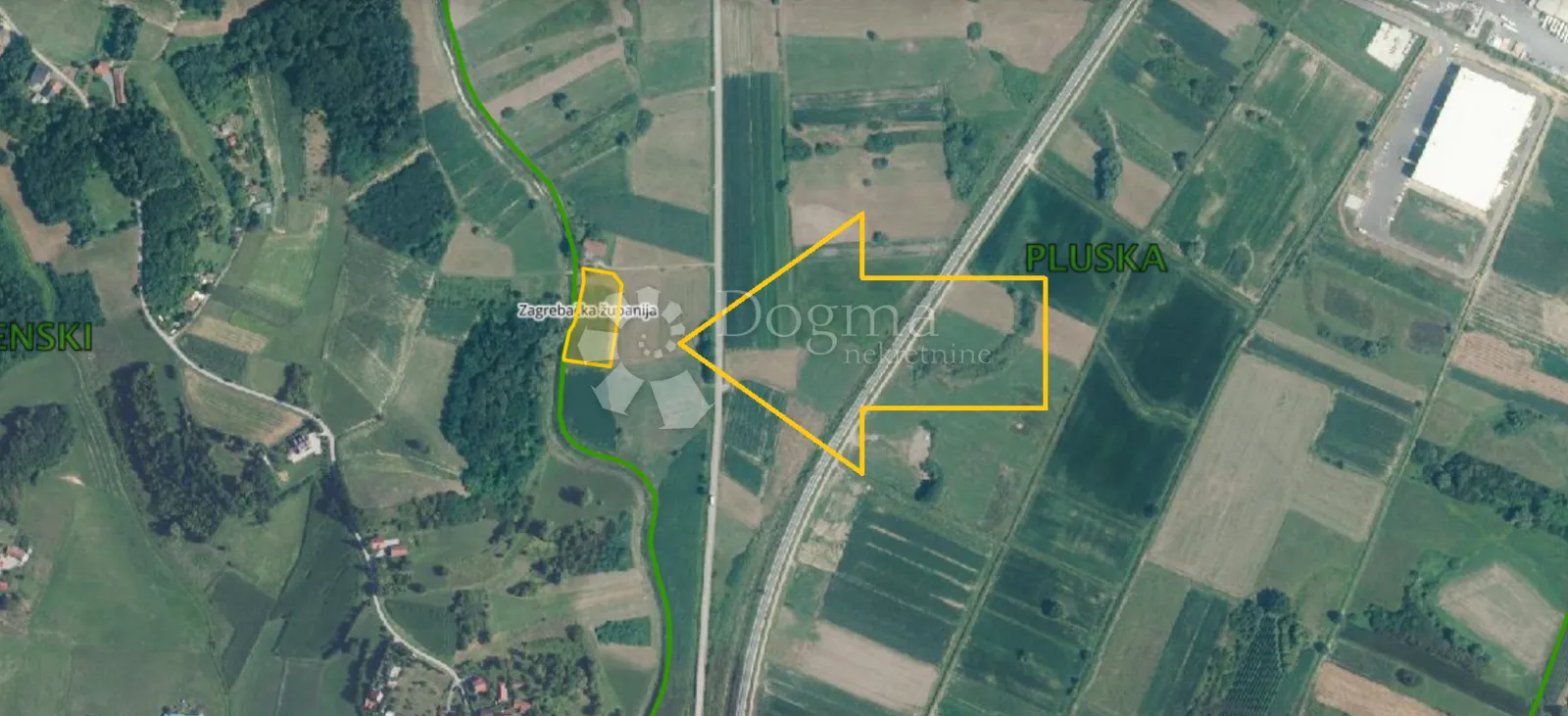 zemljište 3.766m² u luki nadomak glavne ceste prema kupljenovom - slika 3