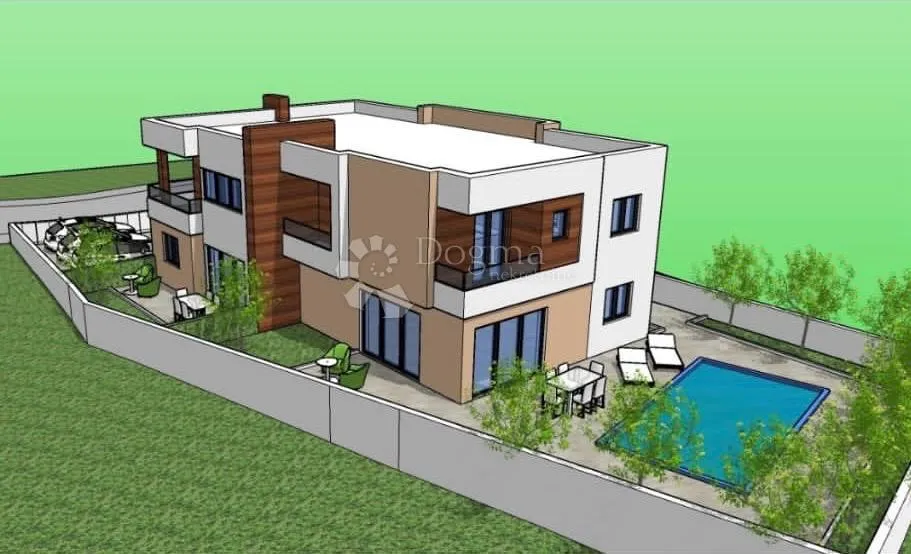 moderan dvoetažni stan s bazenom – vodice - slika 1