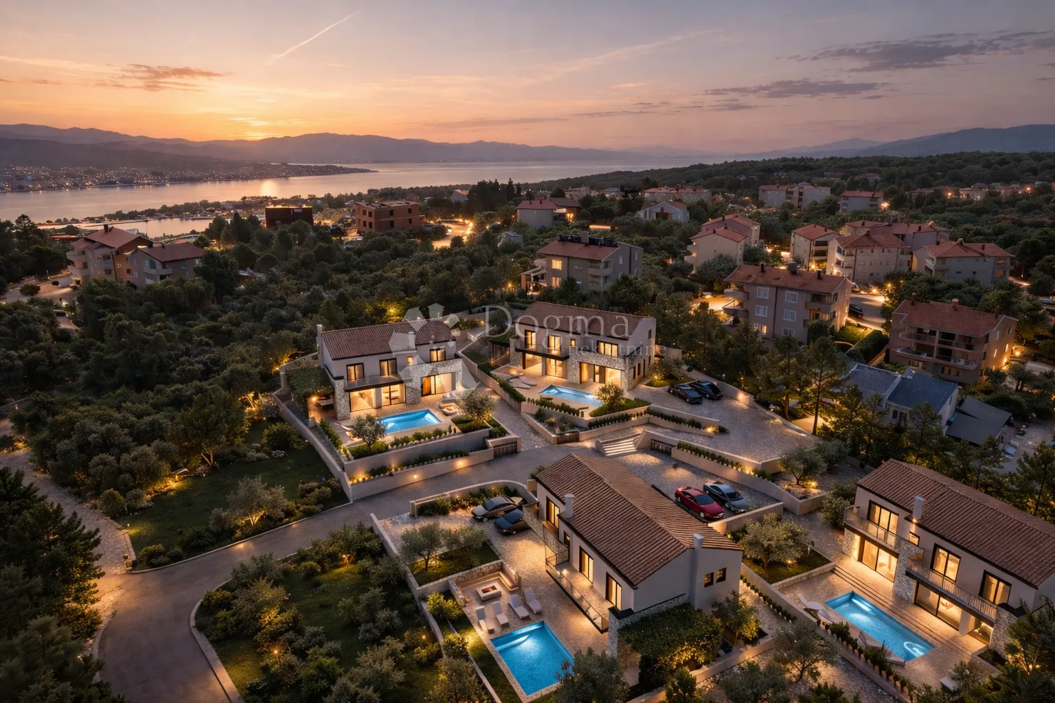 villa d 150m od mora šilo - slika 1