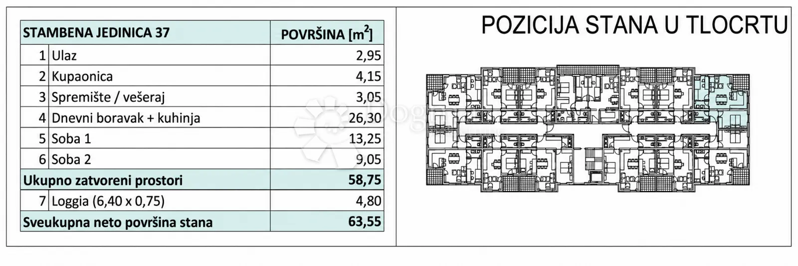 pretprodaja stanova – moderan stan na 2. katu novogradnje, varaždin | 58,75 m² + loggia - slika 9