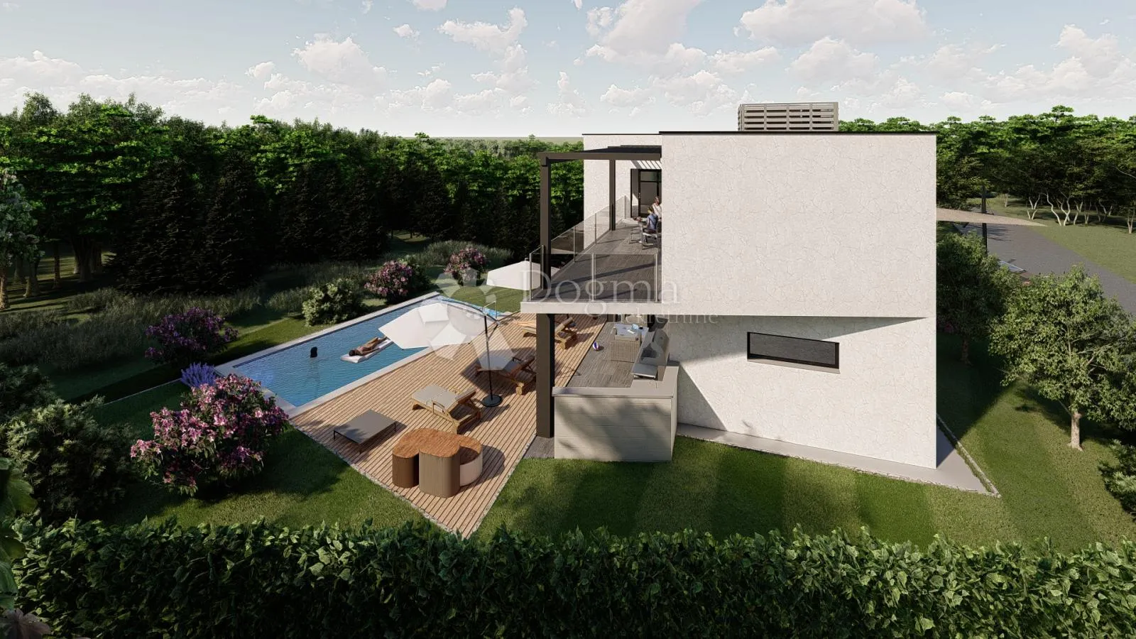 luksuzna villa sa privatnom čarobnom šumom -svetvinčenat - slika 33