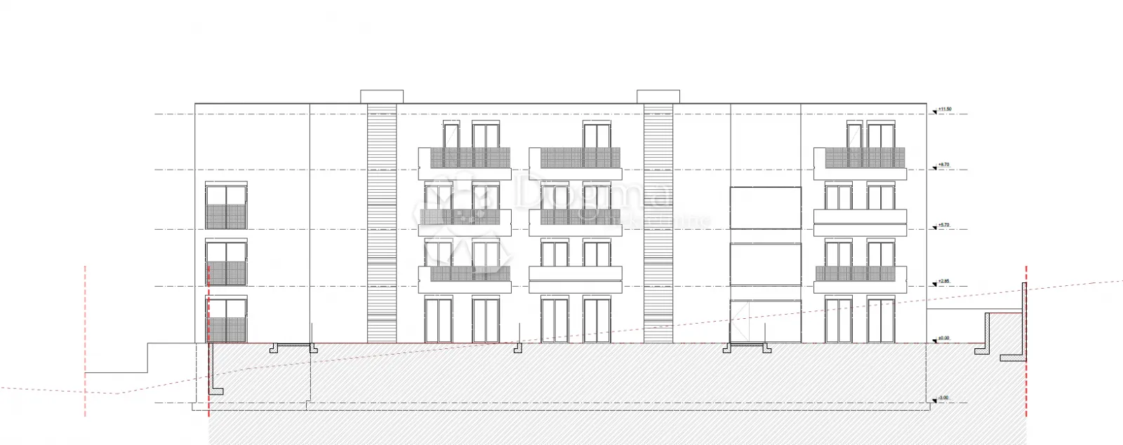 novogradnja – luksuzni penthouse (s17) s jacuzzijem i panoramskim pogledom na more – okrug gornji - slika 16