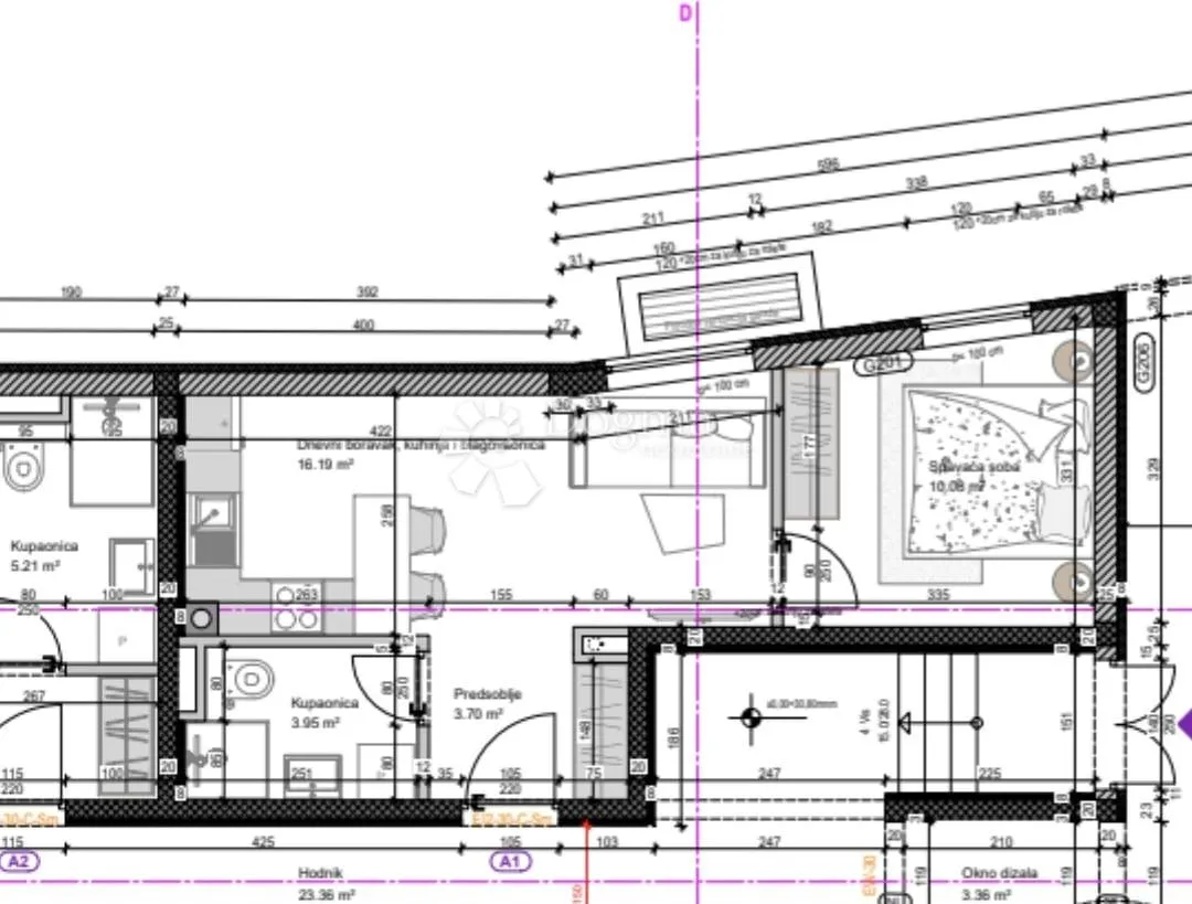 novogradnja pula centar - 34 m2, 1s+db, prizemlje a01 - slika 9