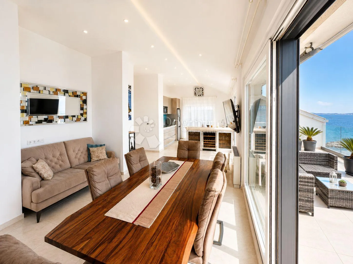 bibinje - penthouse 154 m2 - 10m od mora i uređene plaže - slika 2