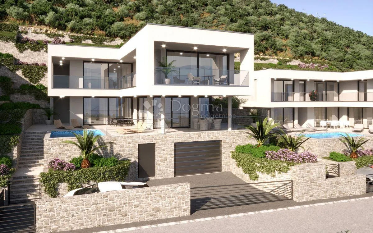 građevinsko zemljište 519 m² s građevinskom dozvolom – panoramski pogled, pelješac - slika 2