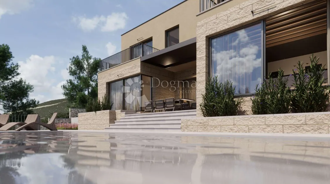 moderna vila s pogledom na more i infinity bazenom, omiš – zakučac - slika 6