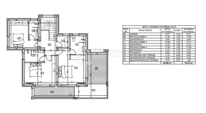 vodice - moderna villa s bazenom - slika 22