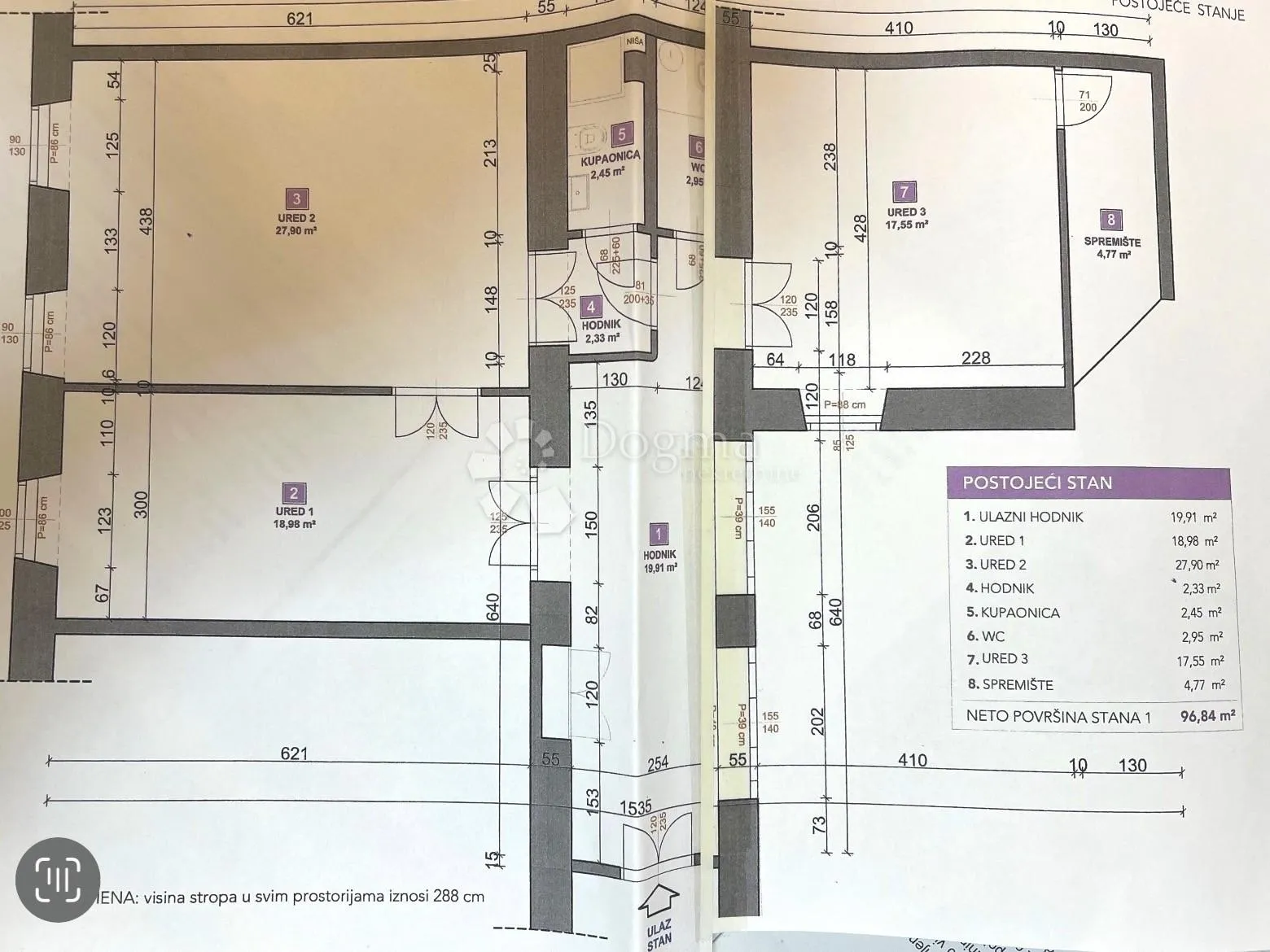 korzo uredski poslovni prostor 95m2 - slika 6