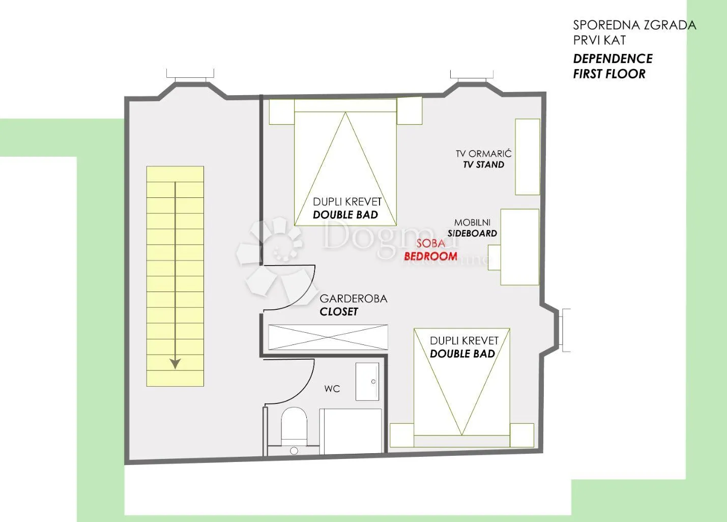 villa i dependanca sa bazenom i okućnicom - slika 25