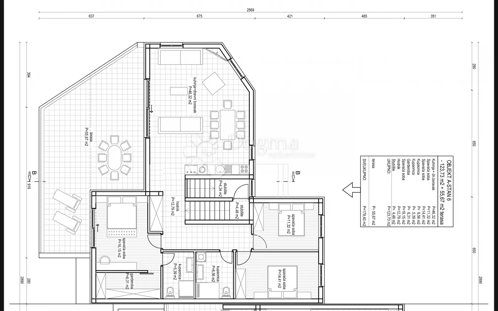 grebaštica - penthouse 40m od mora (zgrada a - novogradnja) - slika 6