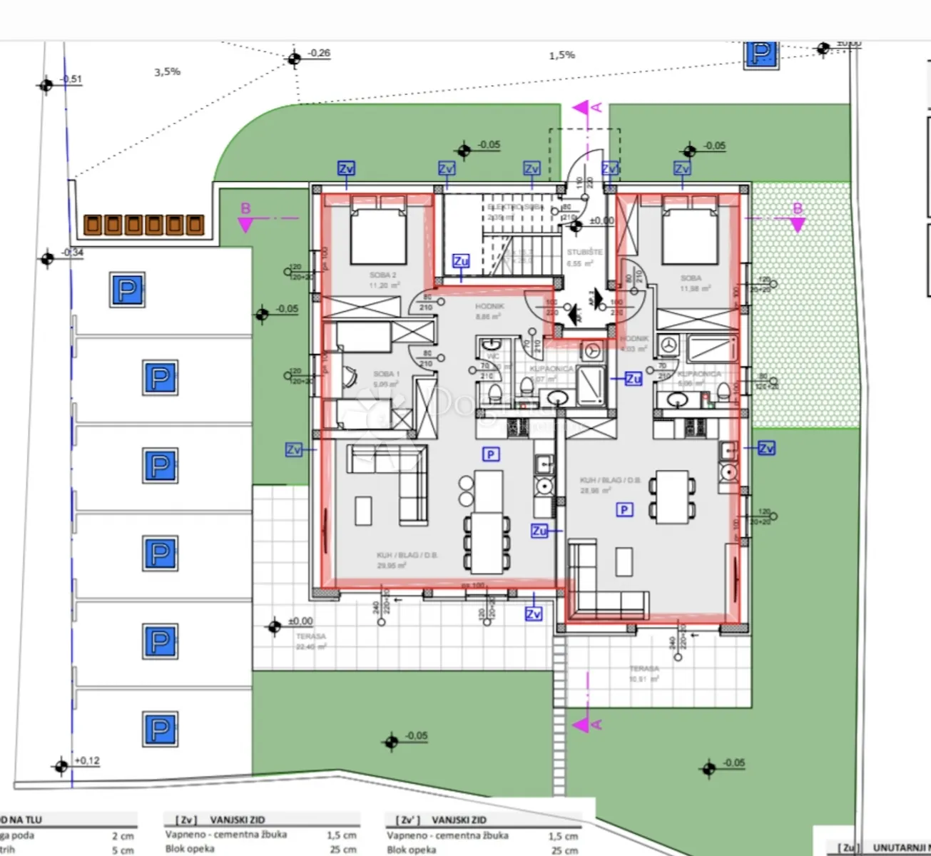 ražine - moderan jednosobni apartman u prizemlju - a2 - slika 8