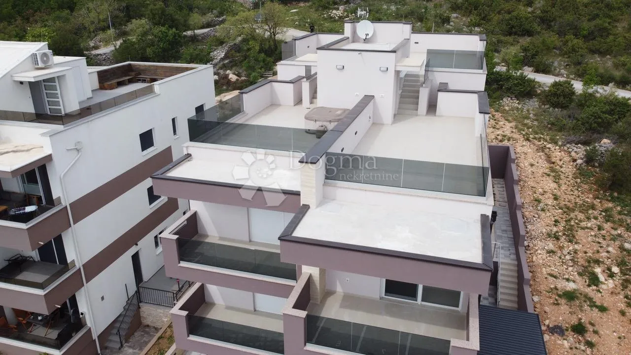 penthouse novogradnja seline pogled na more - slika 3