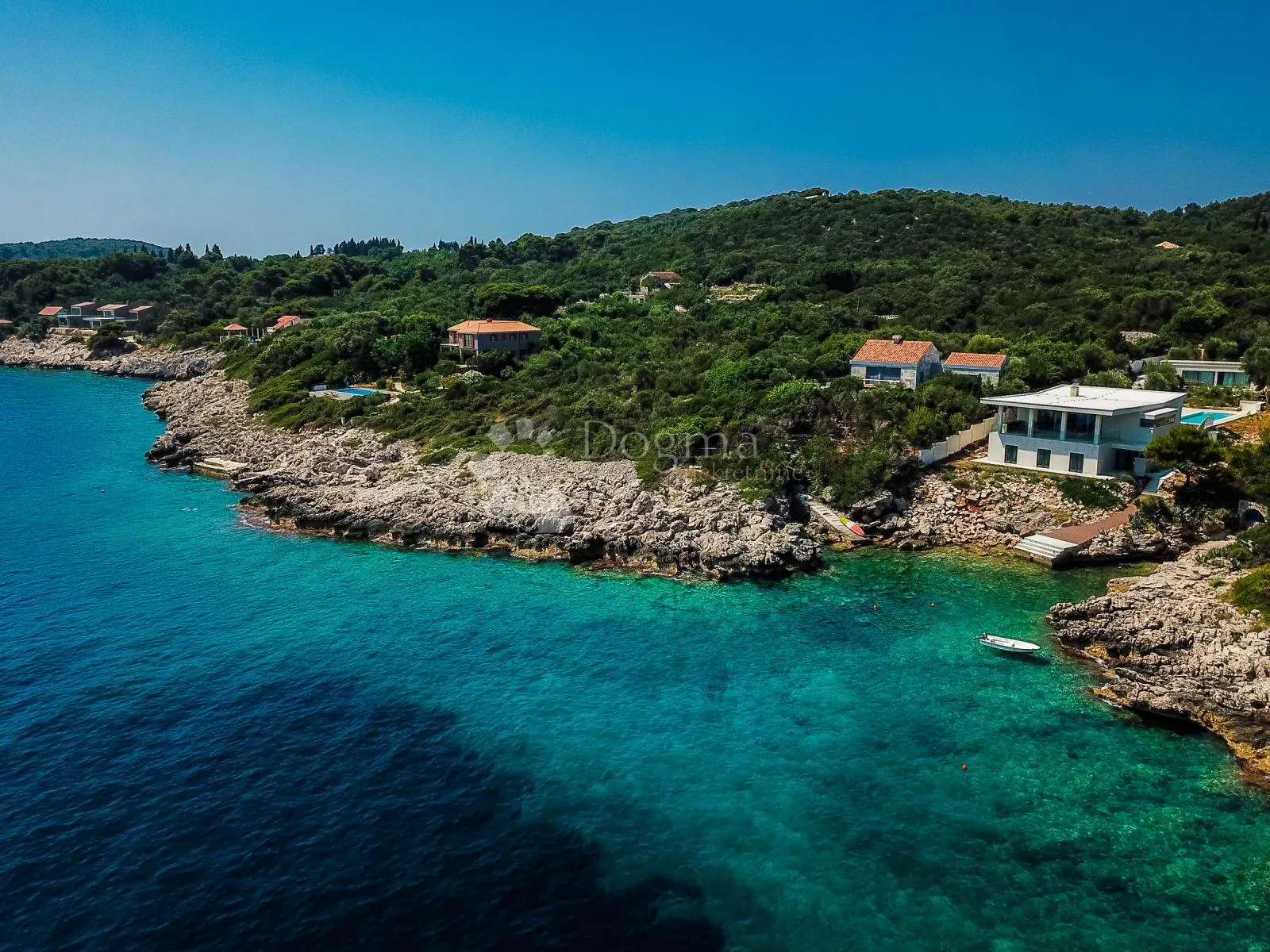 Koločep – ekskluzivna vila prvi red do mora - Koločep, Dubrovnik