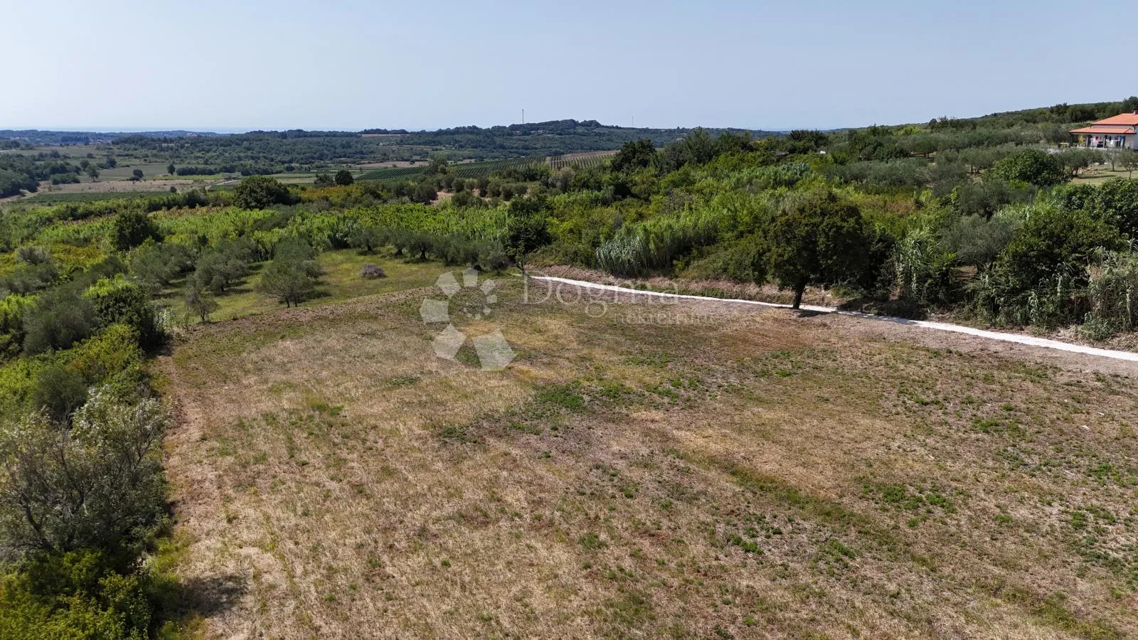 Građevinska parcela 1036 m² s pogledom na more i prirodu - Buje