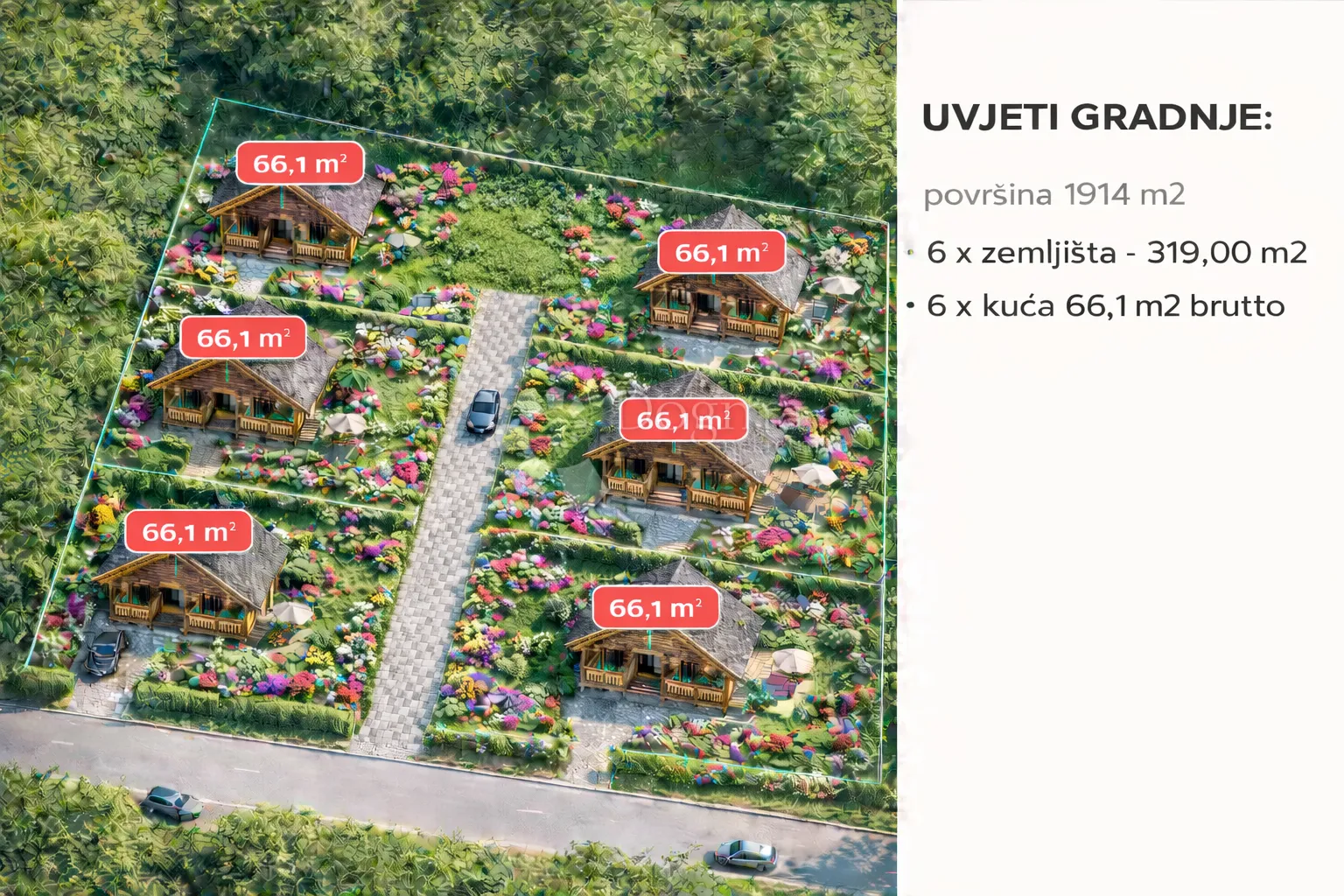 teren za izgradnju 6 objekata – gorski kotar, fužine - slika 4