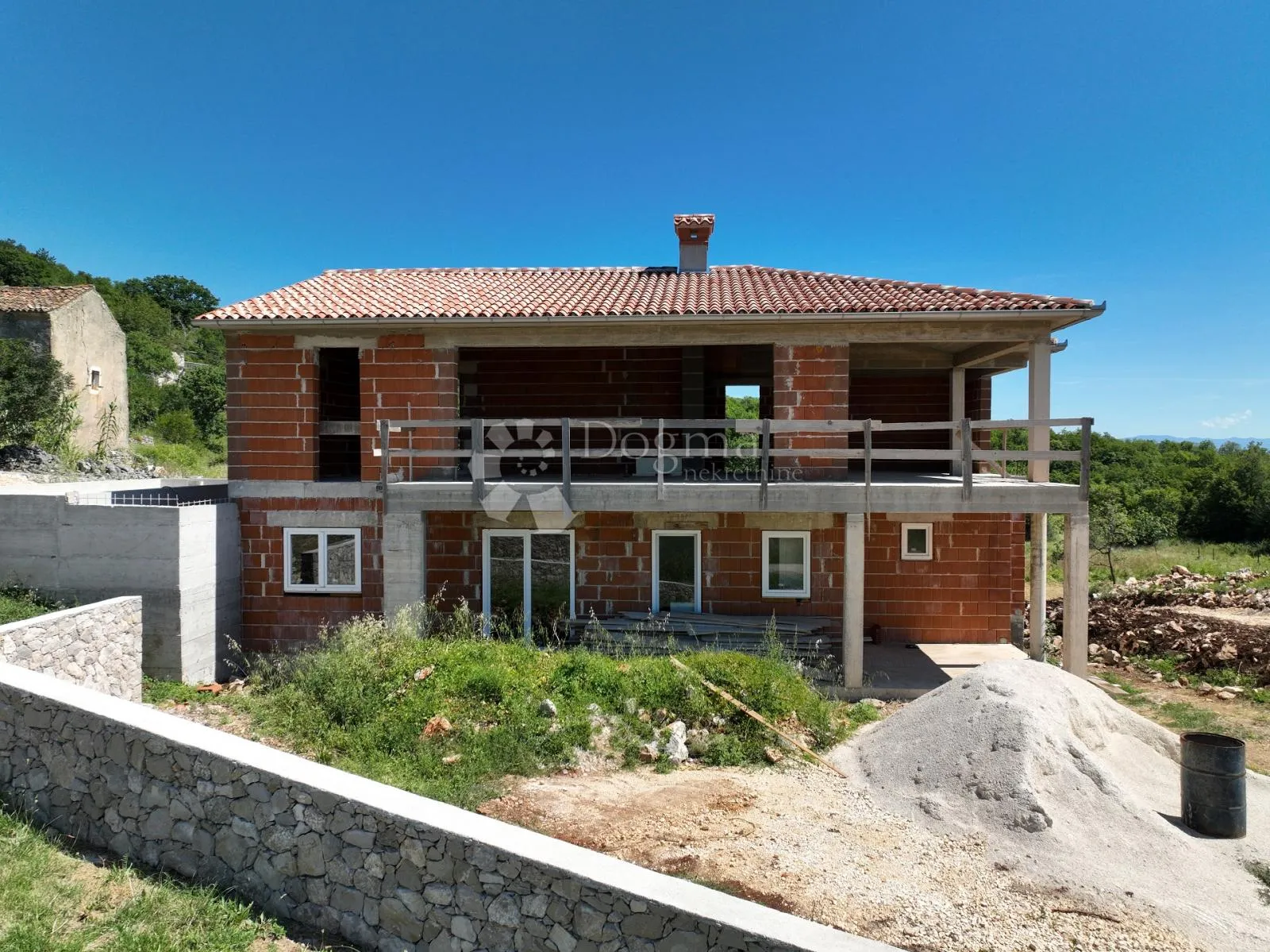 kuća u izgradnji s pogledom na more - slika 2