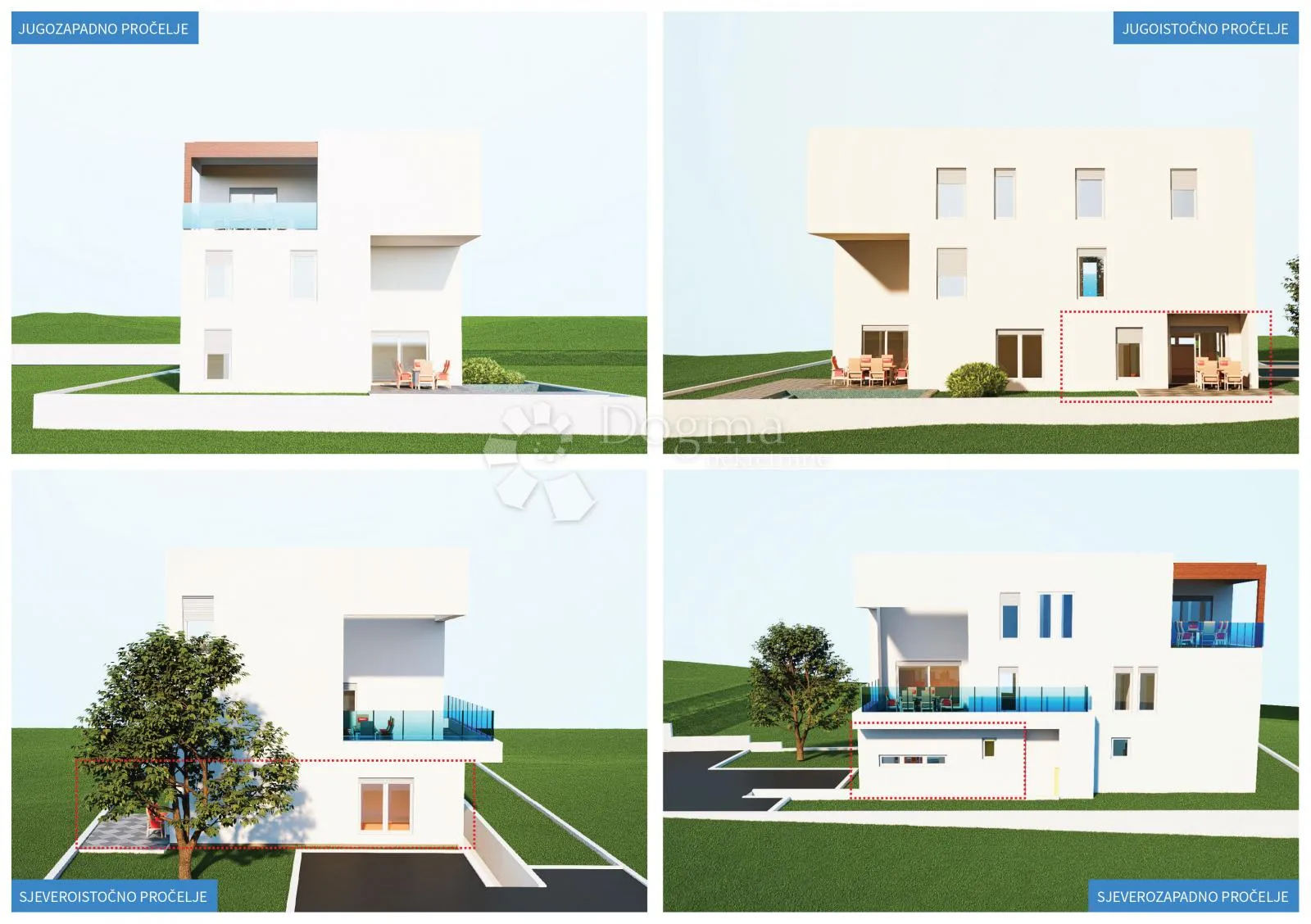 vodice , moderan jednosoban stan s vrtom - slika 2