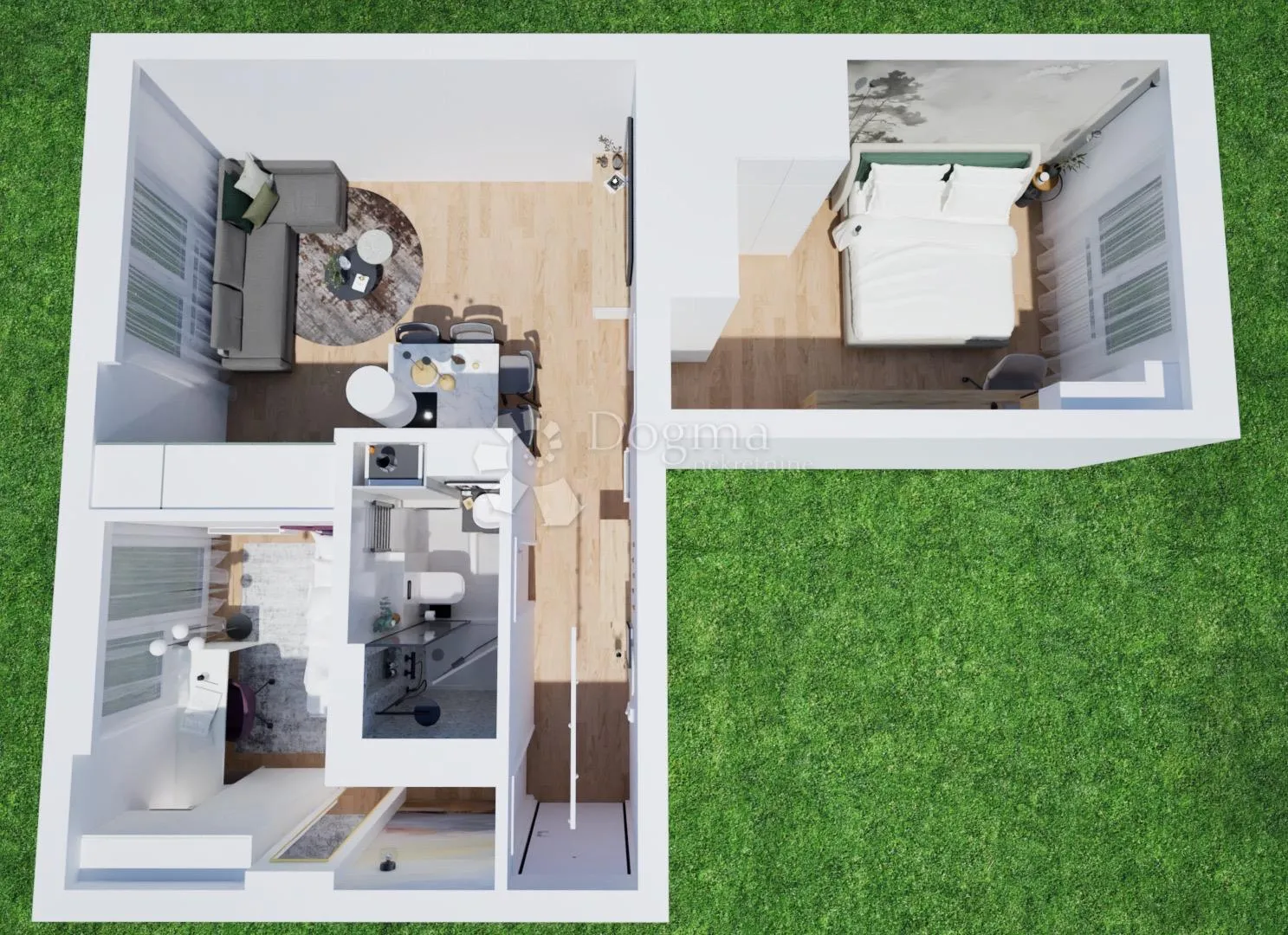 trnsko novi zagreb kompletno renovirani trosoban stan 50m2 - slika 13