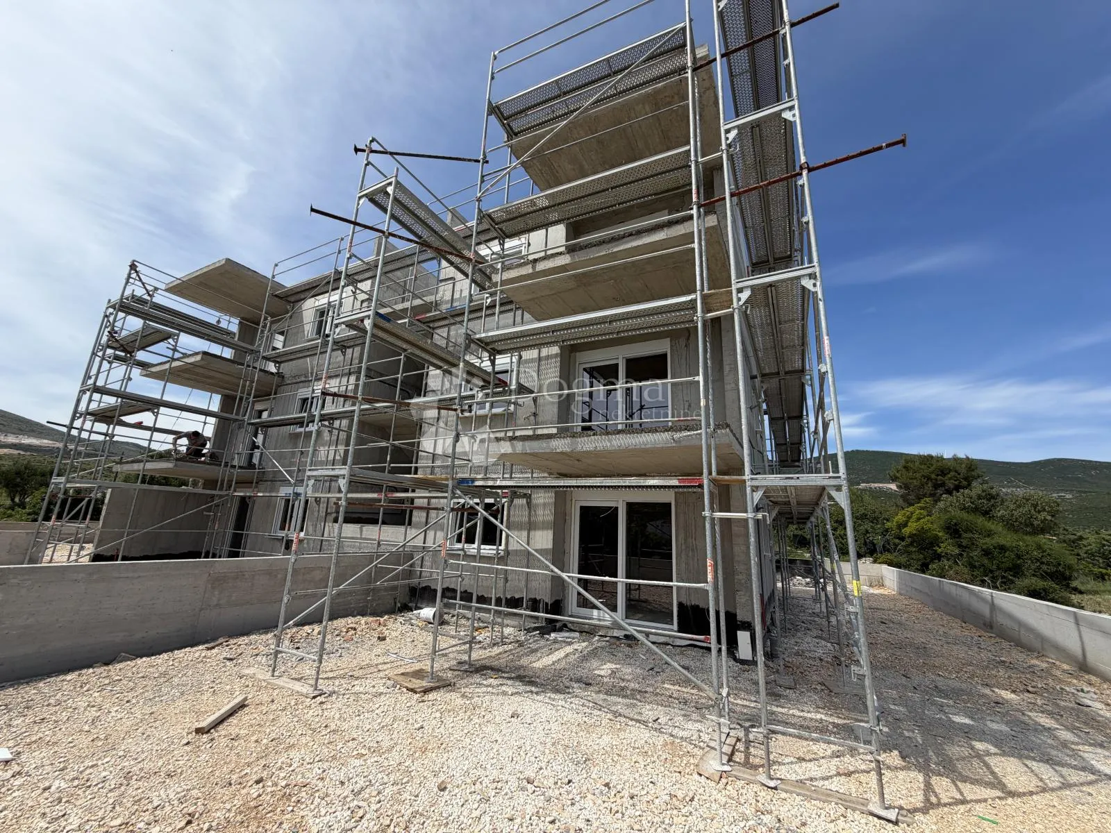 novo! novogradnja – dvosoban stan u prizemlju s velikim vrtom s2, plano (trogir) - slika 4