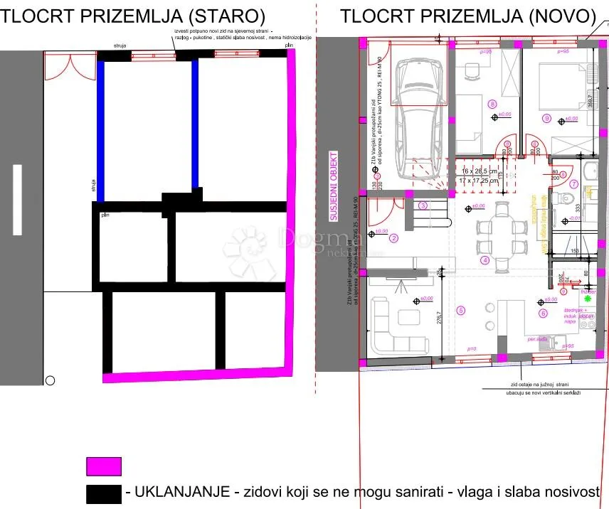 kuća za rušenje sa novom građevinskom - slika 9