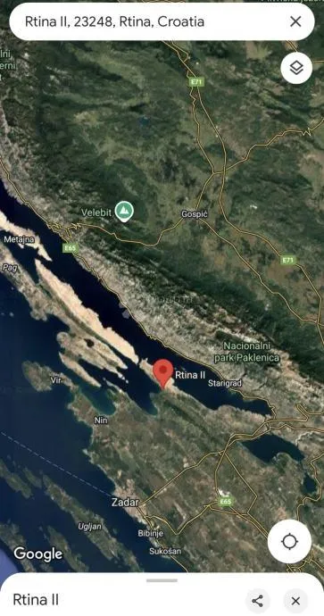 samo u dogmi, rtina građevinsko zemljište 362m2 100m od mora - slika 5