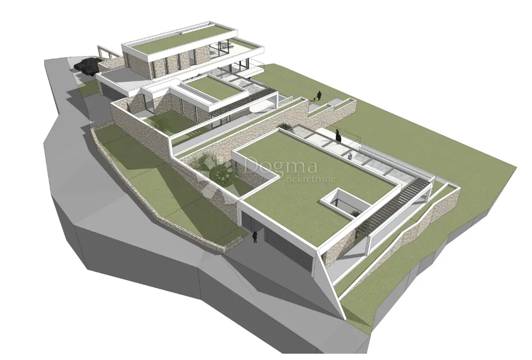 ekskluzivno građevinsko zemljište s projektom i panoramskim pogledom – rogoznica - slika 9