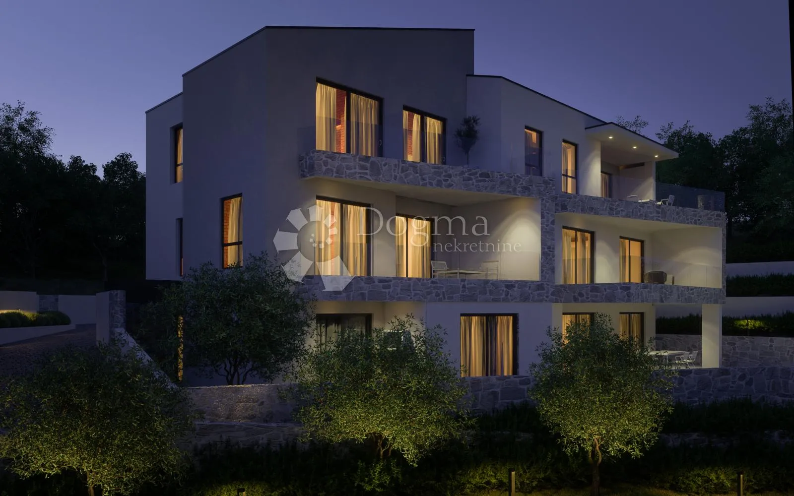vrbnik, apartman sa bazenom 50 m od mora - slika 17