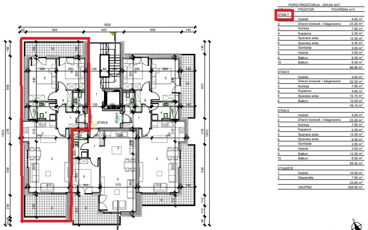 kaštel, novogradnja sa liftom - slika 2