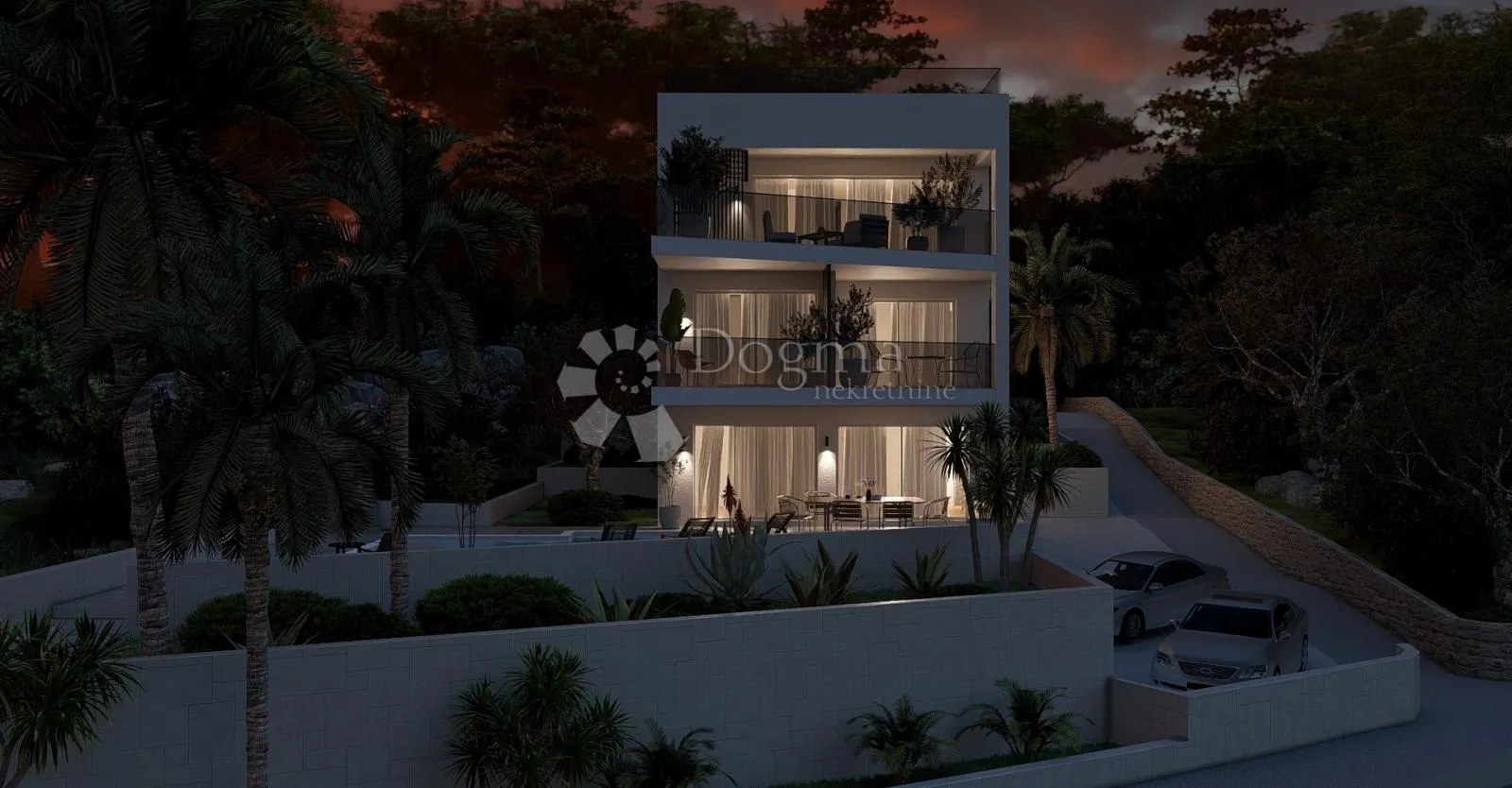 čiovo-penthouse prvi red do mora sa čarobnim pogleodm - slika 12