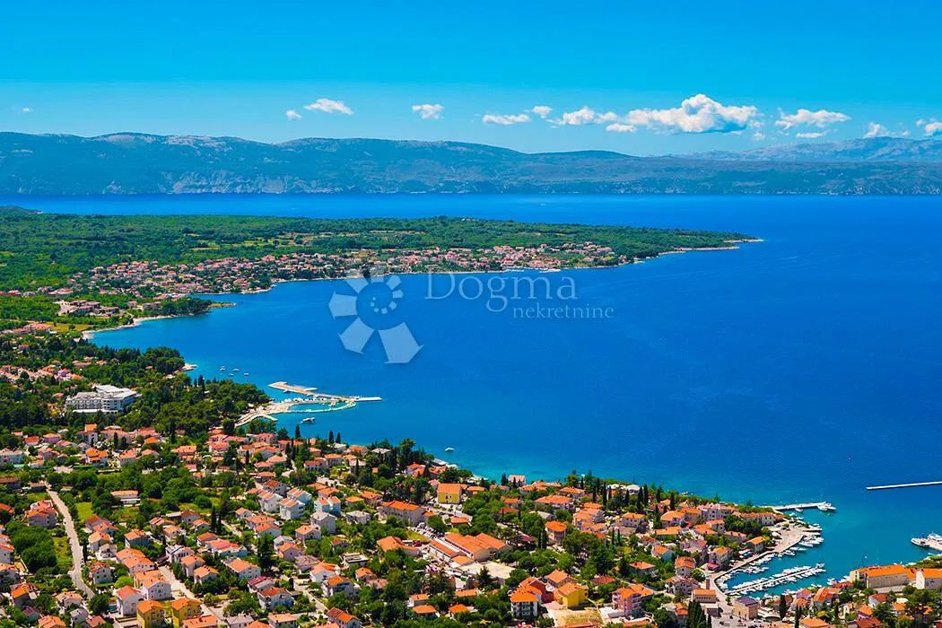 Okolica Malinske - Zemljište S Pogledom Na More - Malinska, Malinska-Dubašnica