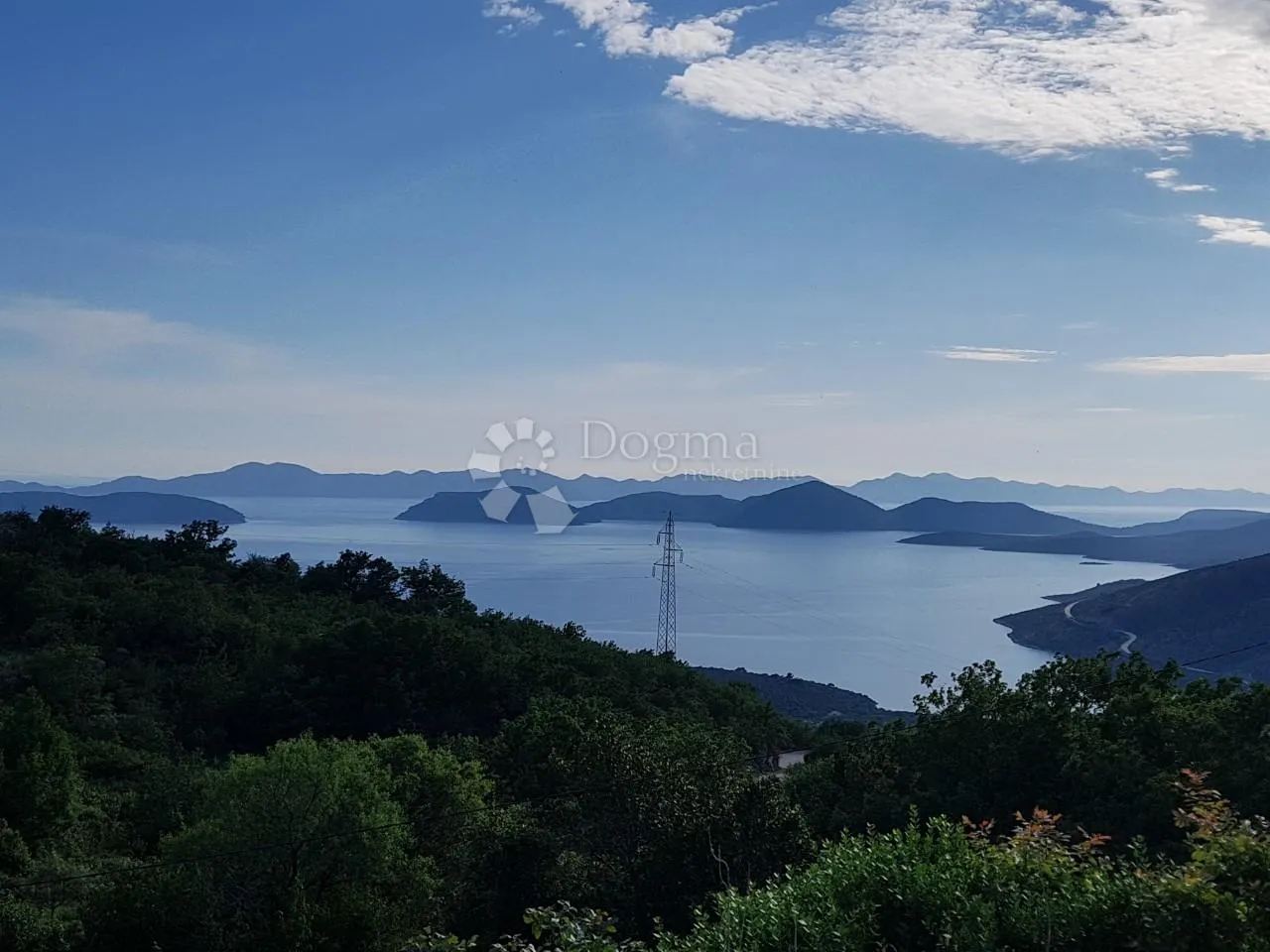 poljoprivredno zemljište - trnova/slano - panoramski pogled na more - slika 4