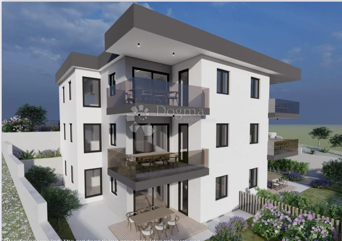 penthouse 20m od mora, maslenica - slika 23