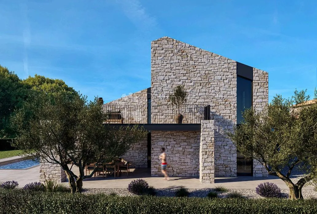 rovinj okolica, luksuzna dizajnerska vila s bazenom - slika 5